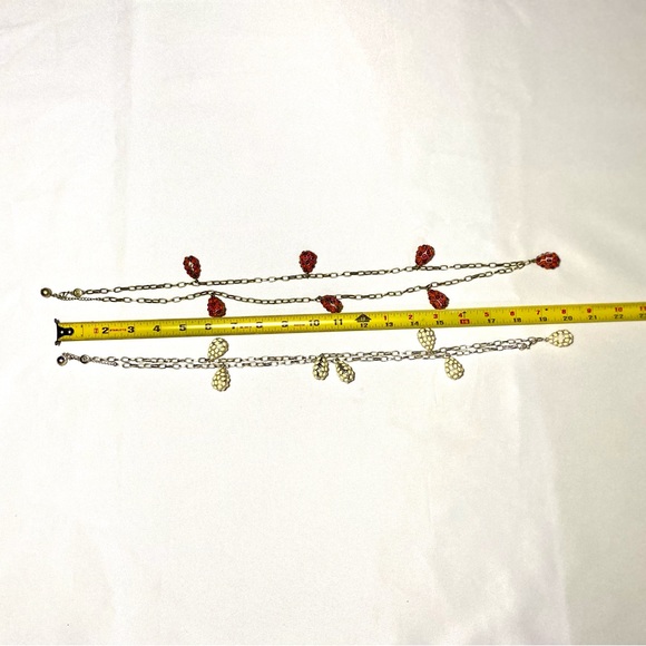 Liz Claiborne Necklace Two-tone Coral color - Picture 10 of 11